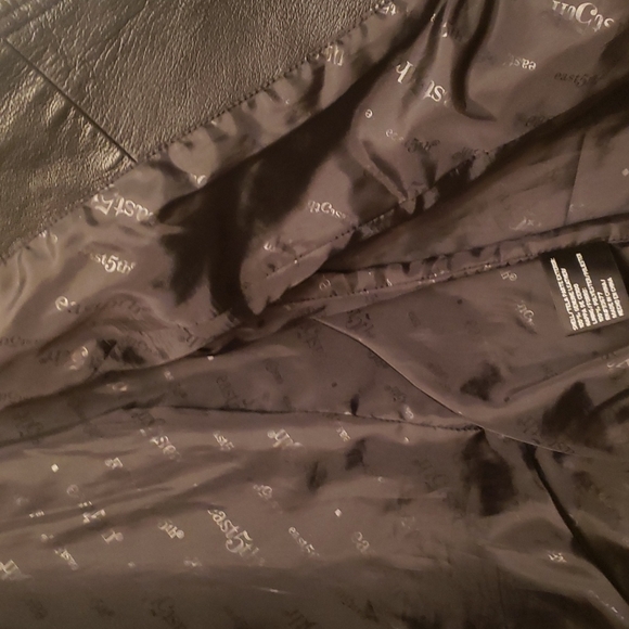 😎Men's Genuine BLACK😎 LEATHER😎 JACKET😎! LNWOT! - Picture 7 of 10